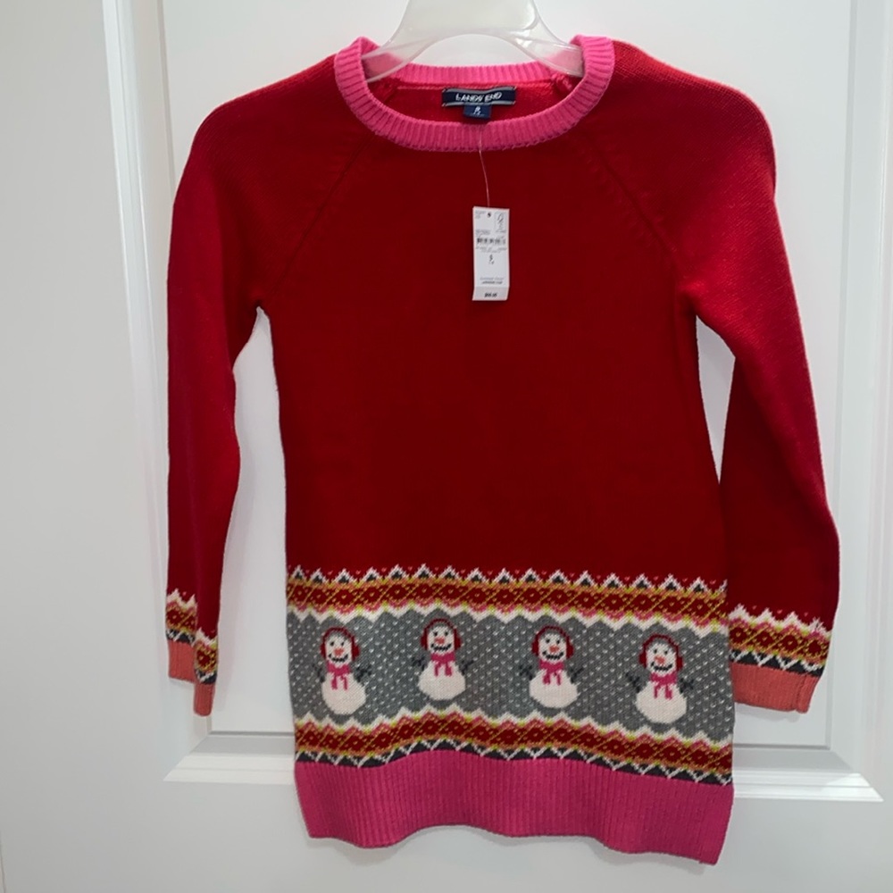 NWT snowman sweater dress